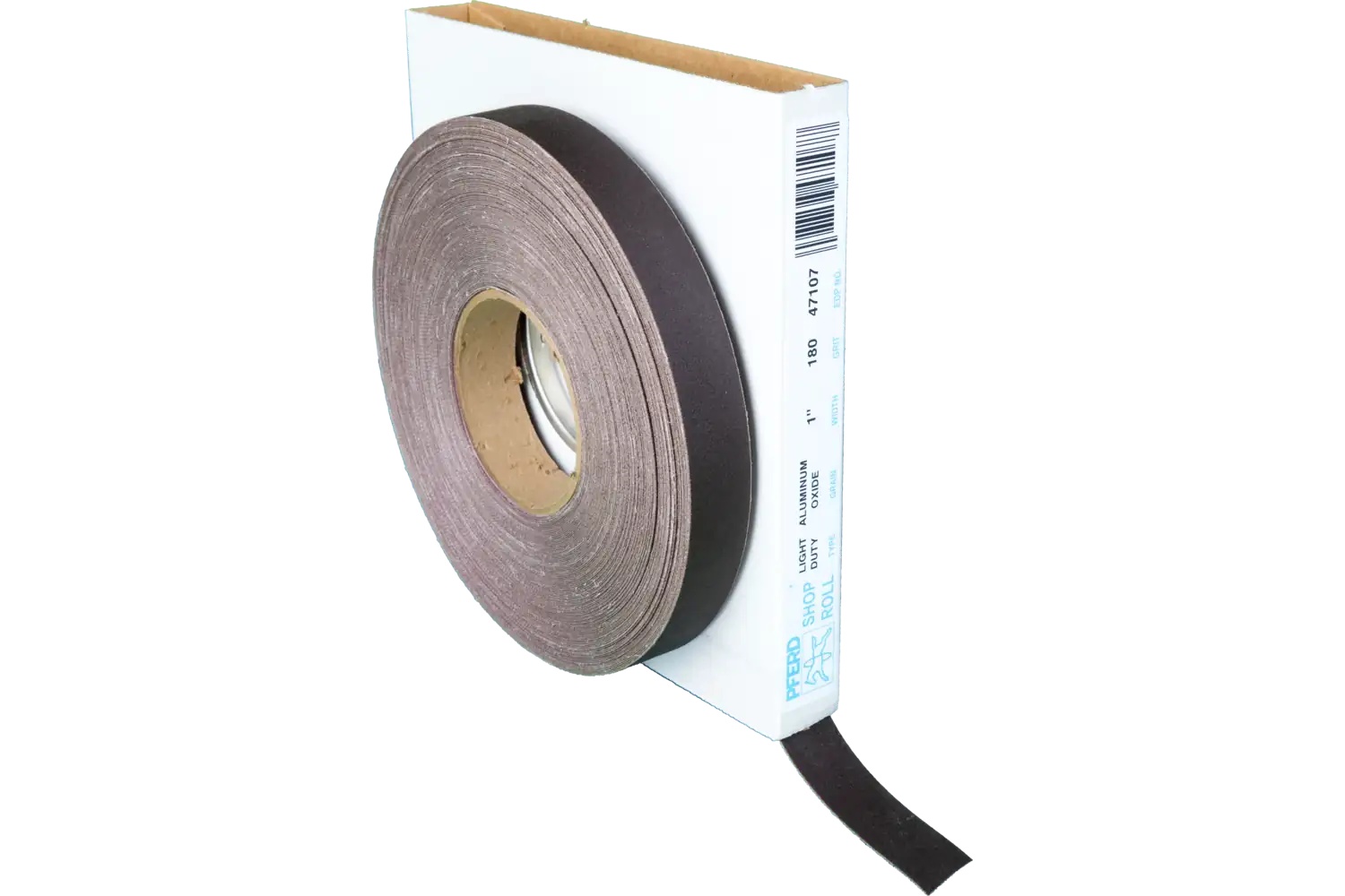 Picture of Pferd Shop Roll, Flexible Light Duty, 1" x 50 yards, 180 Grit, Aluminum oxide